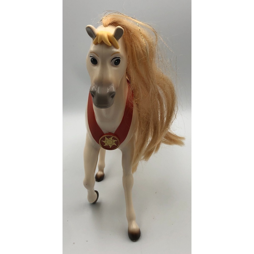 Disney Tangled Princess Rapunzel's Horse MAXIMUS Plastic Toy 10"